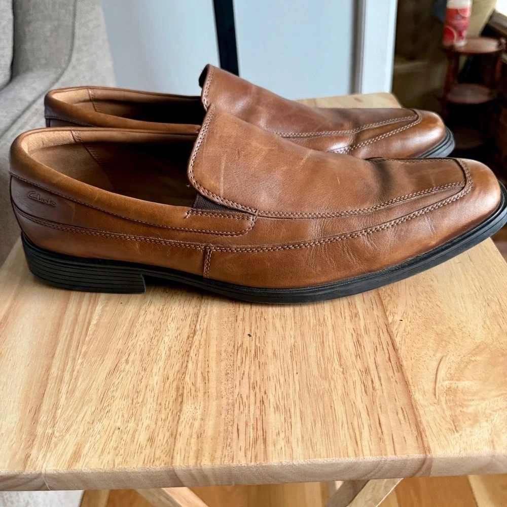 Clarks Men's Loafers Leather 13W‎